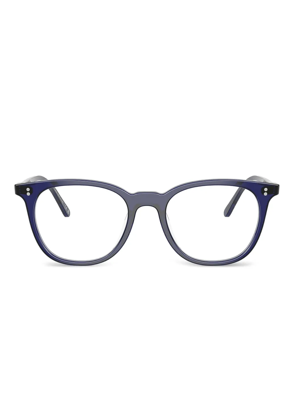 Oliver Peoples rectangle-frame glasses Blauw