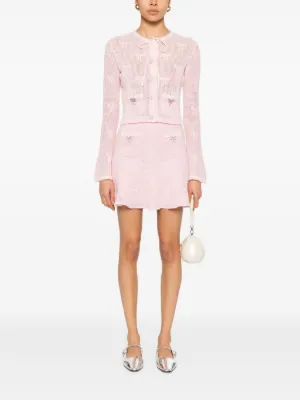 self-portrait ストライプカーディガンドレス S Self-Portrait ウィメンズ カーディガン通販 - FARFETCH