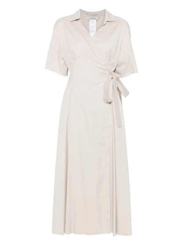 S Max Mara◆Sarah Dress ラップシャツドレス 2519221013600074 - 海外通販のBUYMA