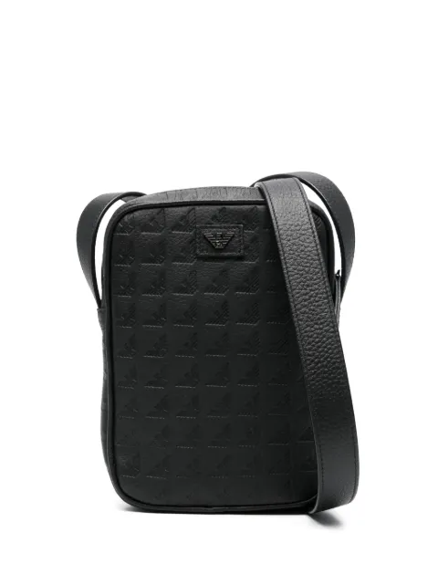 Emporio Armani sacoche à logo embossé