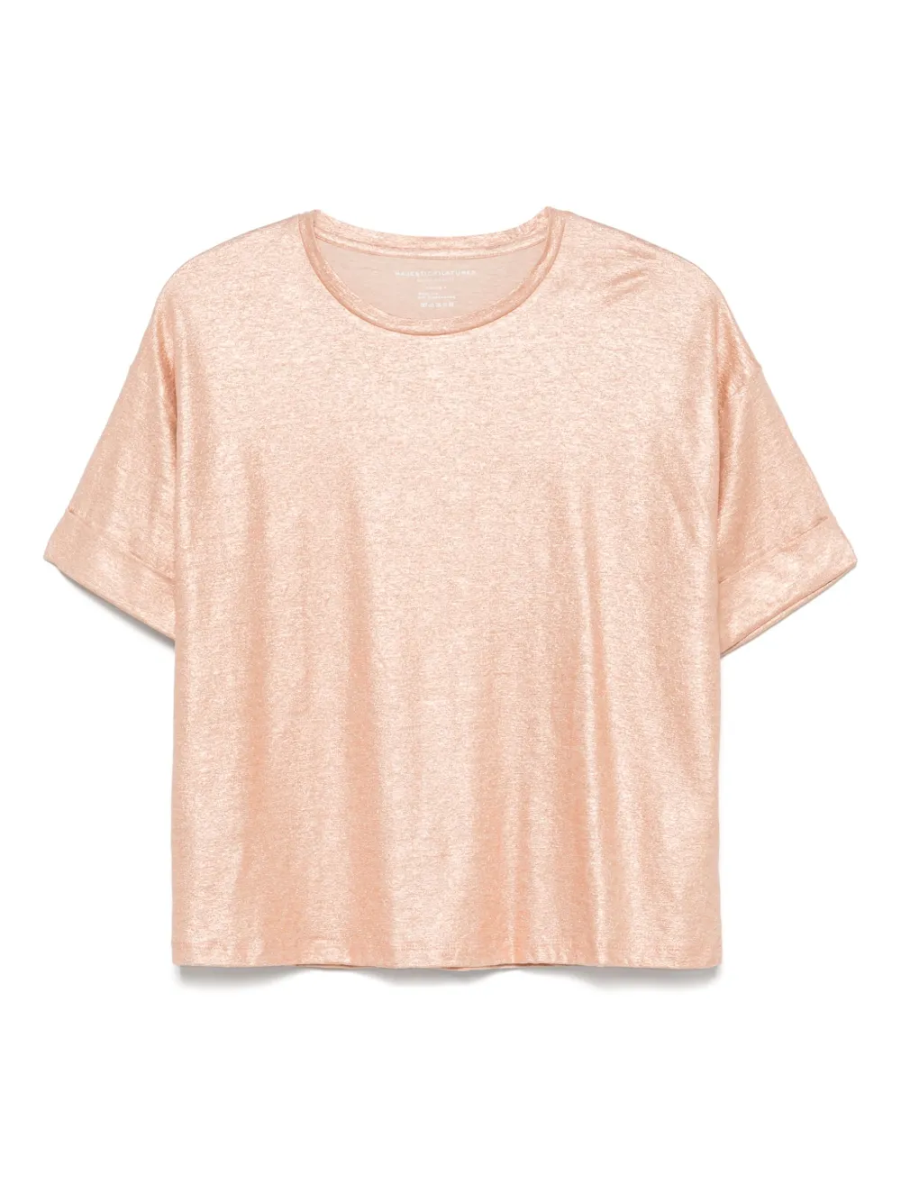 Majestic Filatures メタリック Tシャツ - ピンク Majestic Filatures メタリック Tシャツ - ピンク