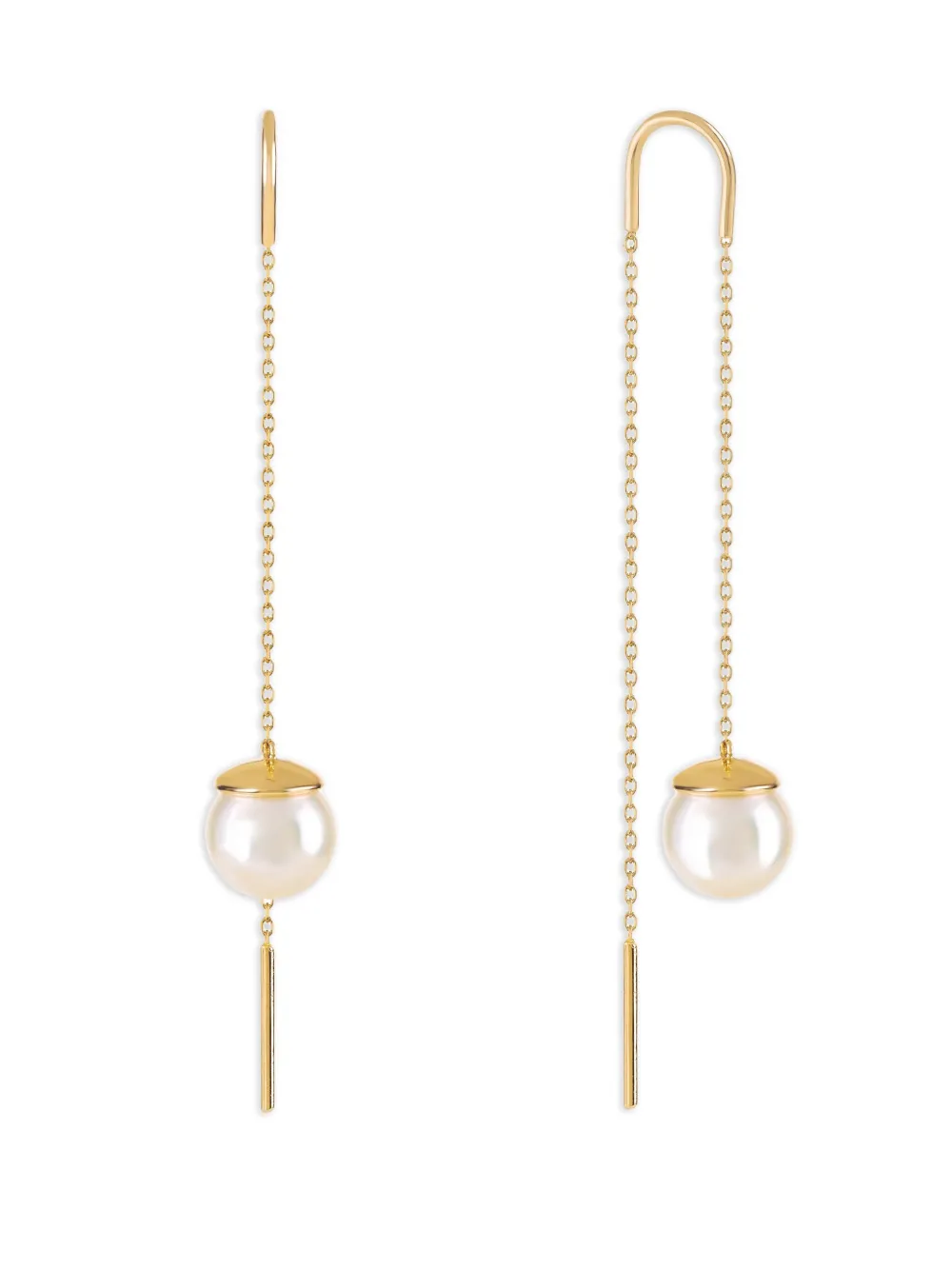  Rosekey 18k Yellow Gold Oxygen Pearl Earrings 