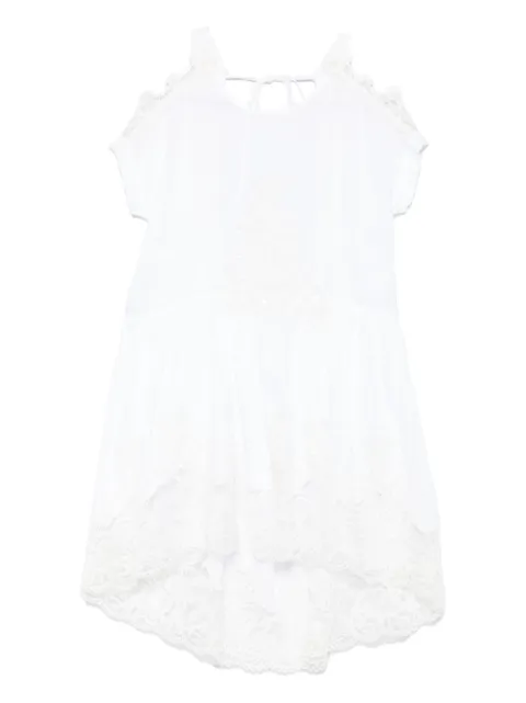 MAURIZIO MYKONOS cold-shoulder mini dress
