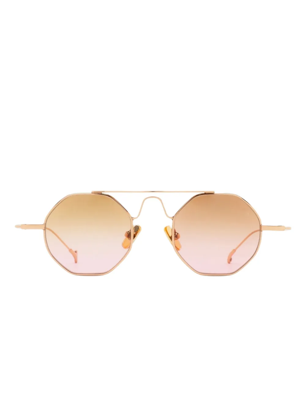 Eyepetizer Soho C.9-44 geometric-frame sunglasses | Gold | Image 1