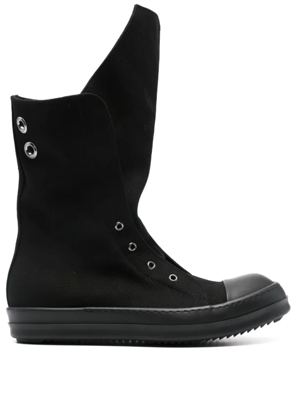 【Rick Owens DRKSHDW】High Top★ハイトップ【スニーカー】 Rick Owens Women's Drkshdw Ramones Hi Top Zipper Black shoes