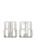 Balenciaga number-plaque earrings - Silver