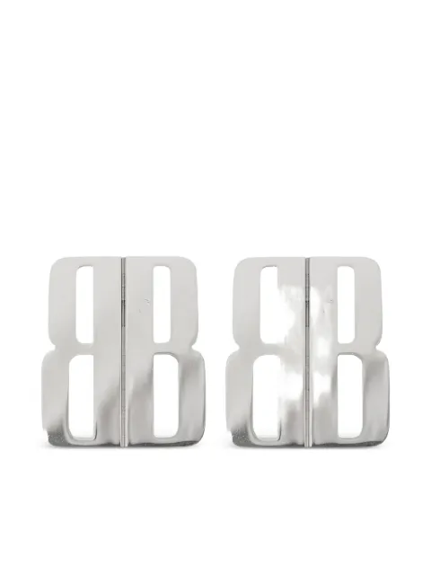 Balenciaga boucles d'oreilles à plaque numéro