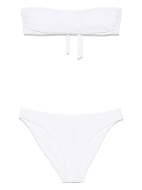 Fisico patterned-jacquard bikini