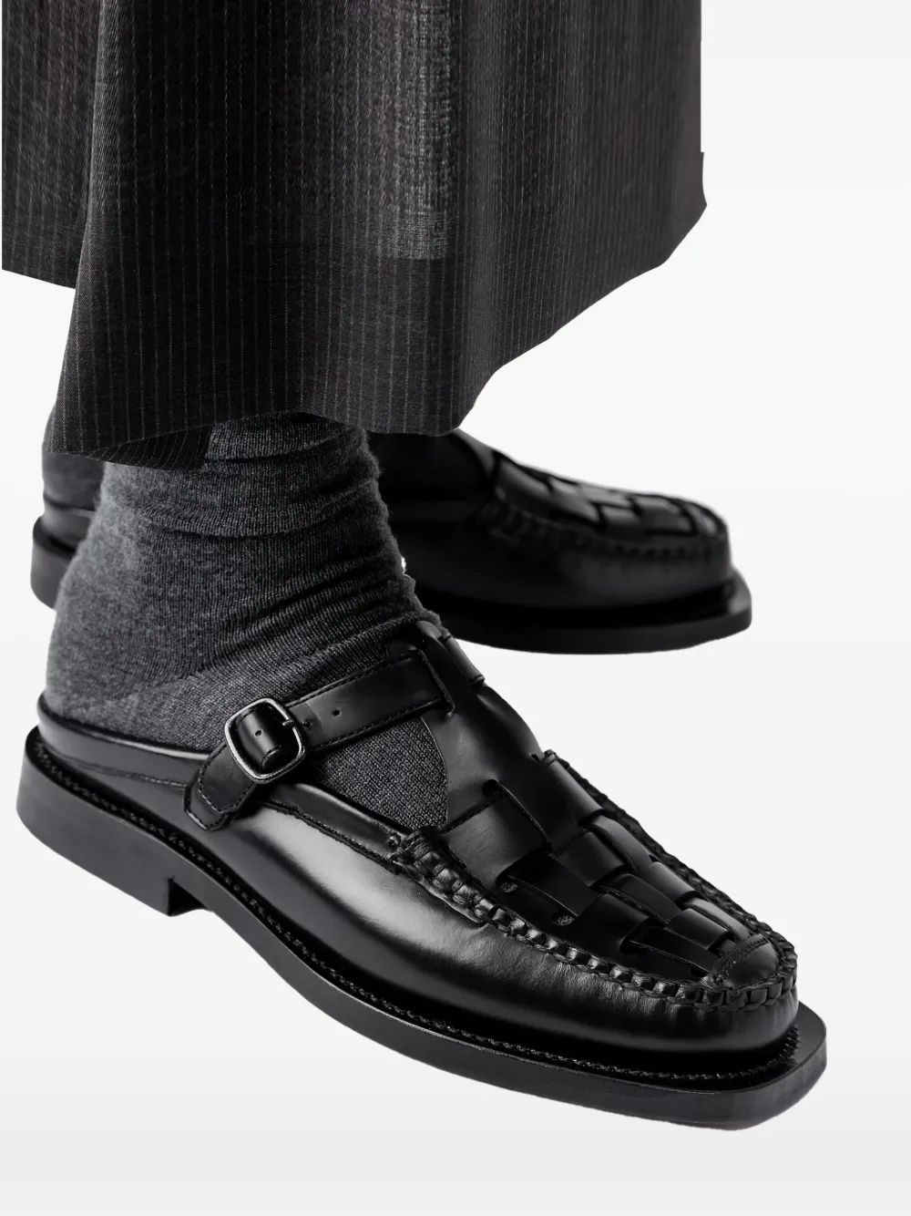 Hereu leather loafers Black