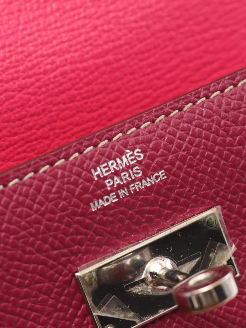 Pre-owned Hermes 2012 Kelly Wallet In Purple