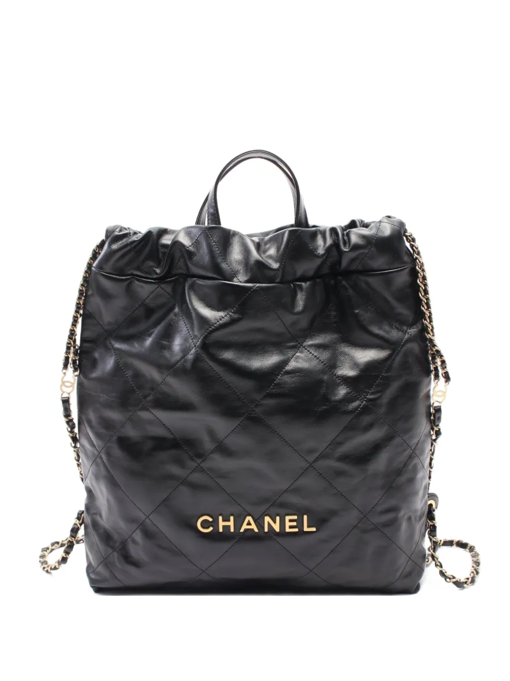 CHANEL Pre-Owned 2021 シャネル 19 バックパック - ブラック CHANEL Pre-Owned 2021 シャネル 19 バックパック - ブラック