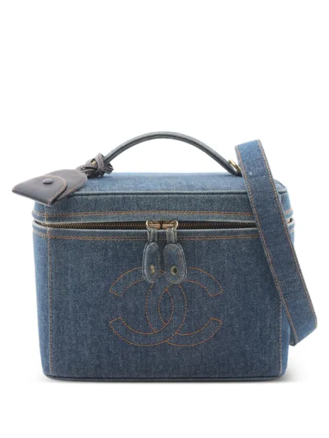 CHANEL Pre-Owned 1996-1997 denim vanity case
