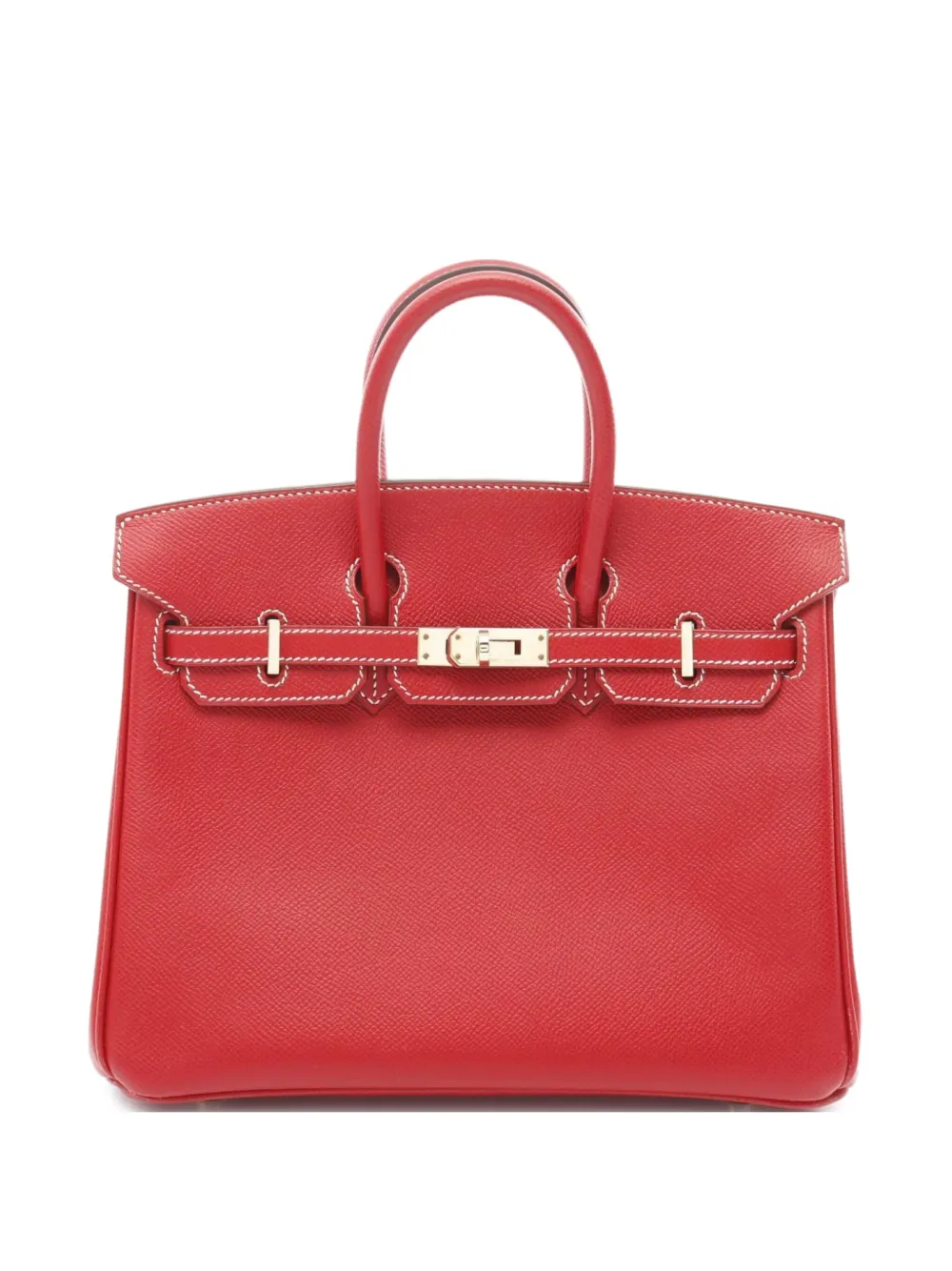 Hermès Pre-Owned 2012 Candy Birkin 25 handbag - レッド Hermès Pre-Owned 2012 Candy Birkin 25 handbag - レッド