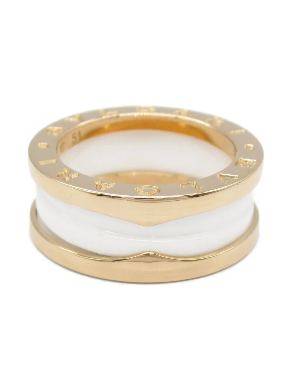 Bvlgari Pre-Owned anillo B-Zero1en oro rosa de 18kt 2010 | blanco | Image 1