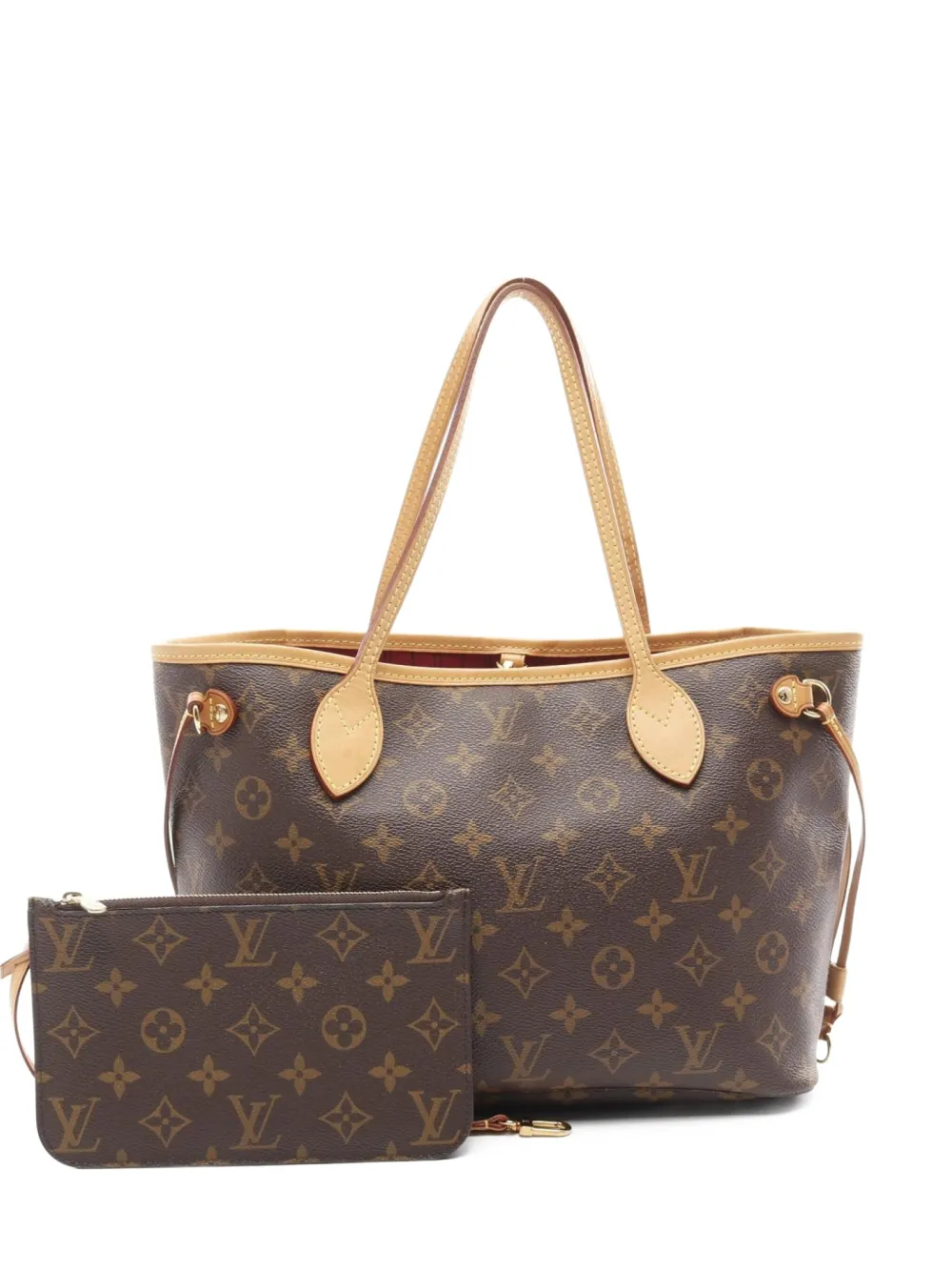 Louis Vuitton Pre-Owned 2014 ネヴァーフル PM ハンドバッグ - ブラウン Louis Vuitton Pre-Owned 2014 ネヴァーフル PM ハンドバッグ - ブラウン