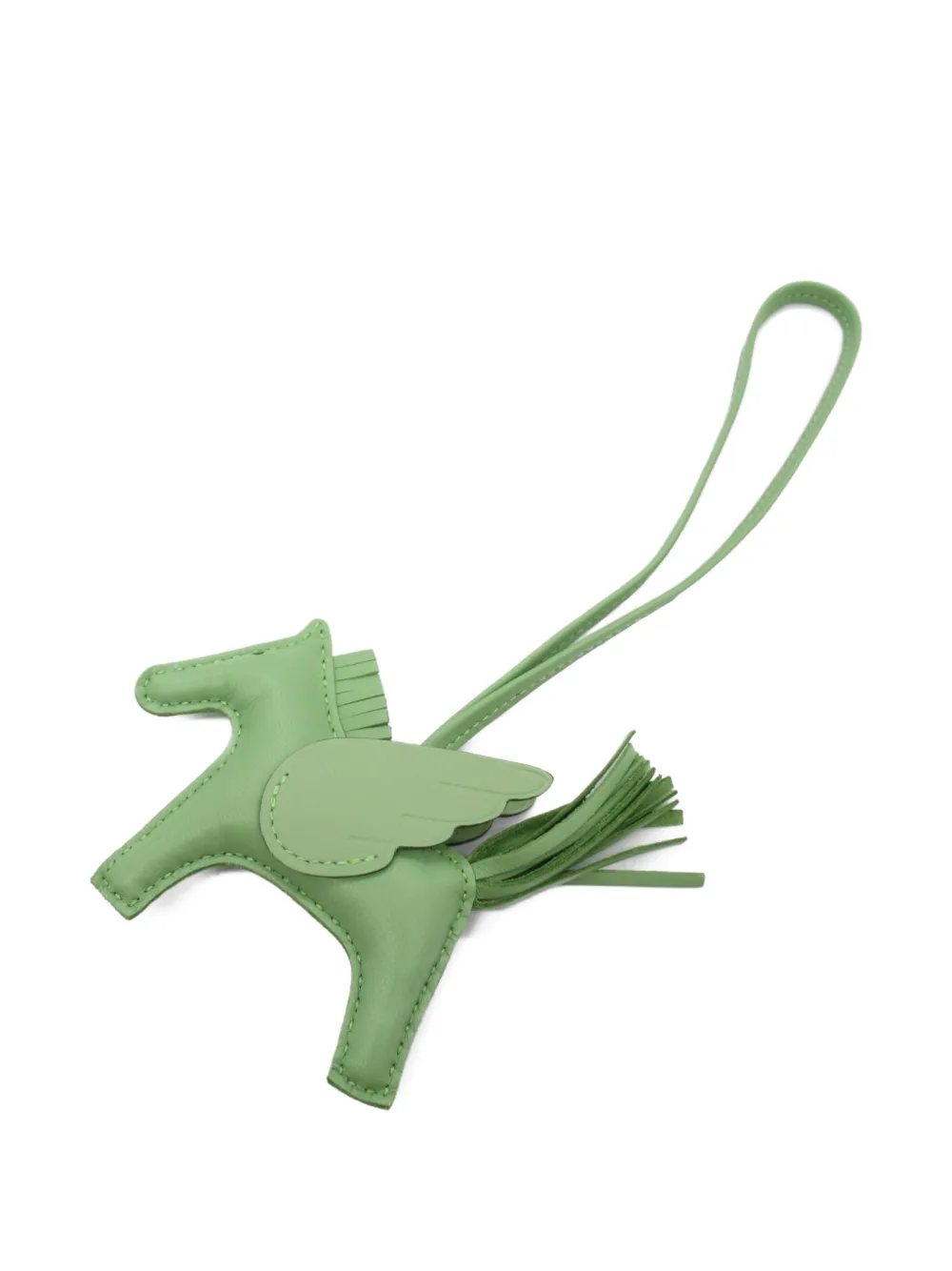 Hermès Pre-Owned 2023 Rodéo PM key charm | Green | Image 1