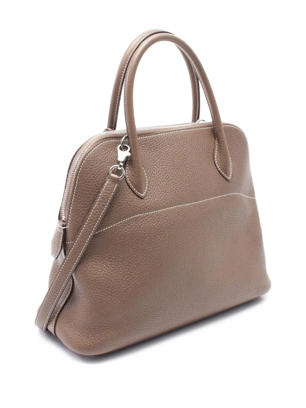 Pre-owned Hermes 2018 Bolide 31 Handbag In Brown