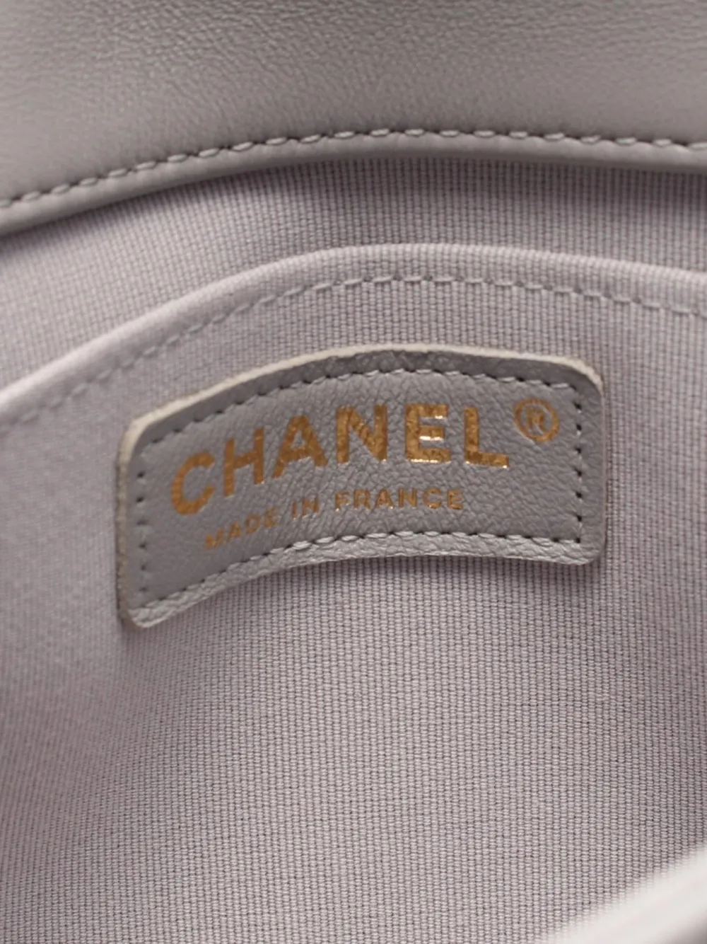 Pre-owned Chanel 2021 Matelassé Cross Body Bag In Grey