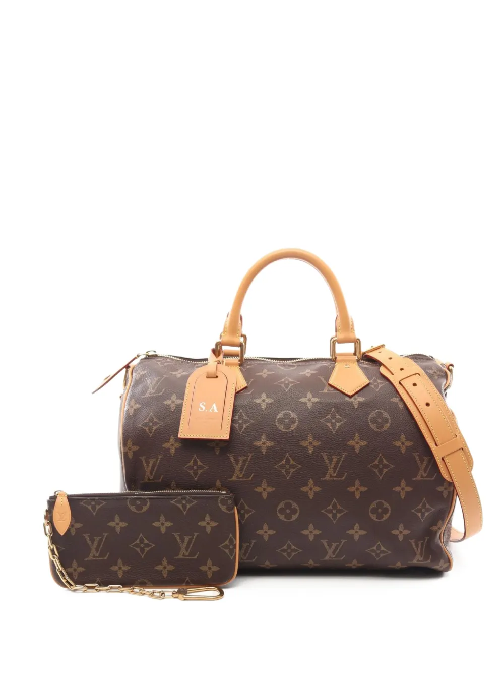 Louis Vuitton Pre-Owned 2021 スピーディ P9 40 ハンドバッグ - ブラウン Louis Vuitton Pre-Owned 2021 スピーディ P9 40 ハンドバッグ - ブラウン
