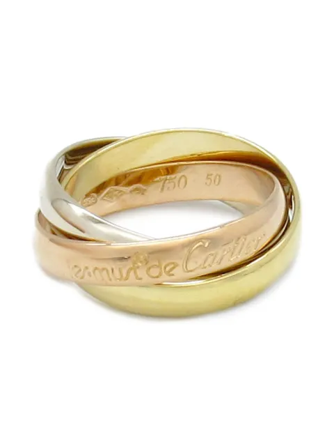 Cartier 2010s 18K gold Trinity ring