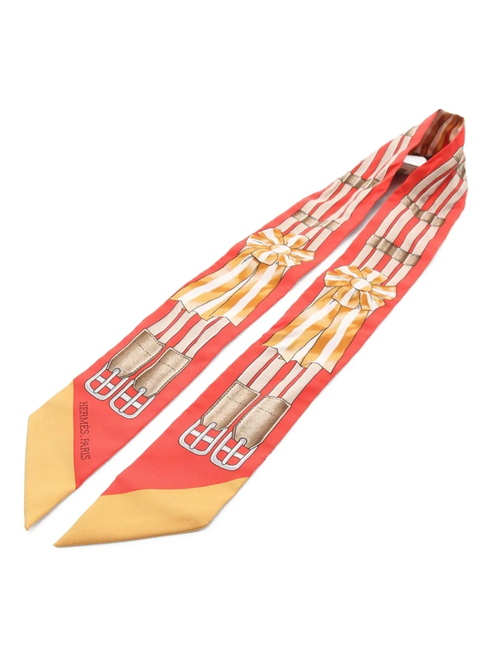Hermès Pre-Owned 2010 Jumping twilly scarf | Image 2