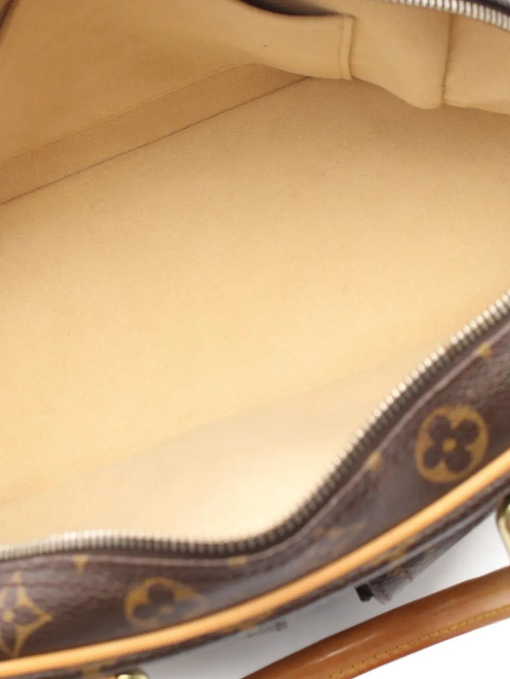 Pre-owned Louis Vuitton 2006 Manhattan Pm Handbag In Brown