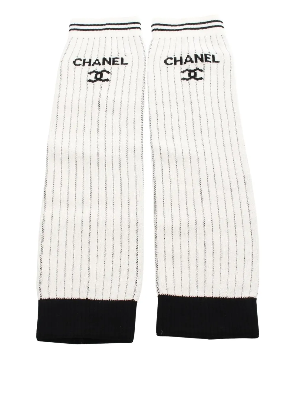 CHANEL Pre-Owned 1986-1988 Gaiters leg warmers | White | Image 1