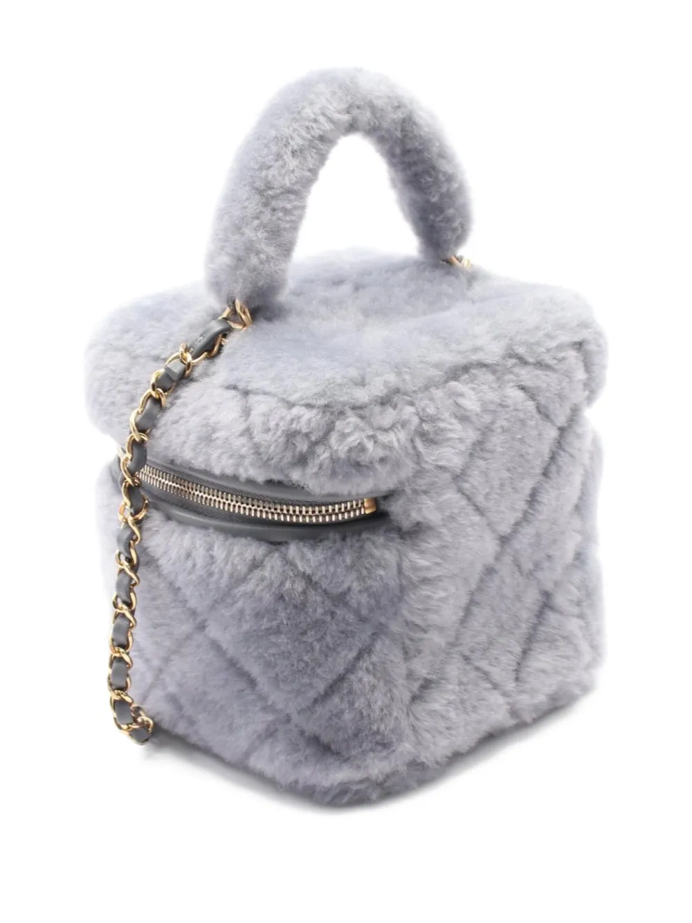CHANEL Pre-Owned 2021's shearling vanity case | Pre-Owned | Image 2
