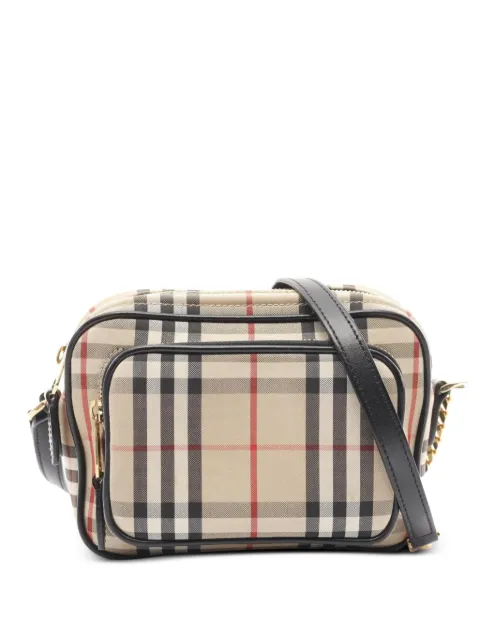 Burberry Pre-Owned 2010s check-print camera bag