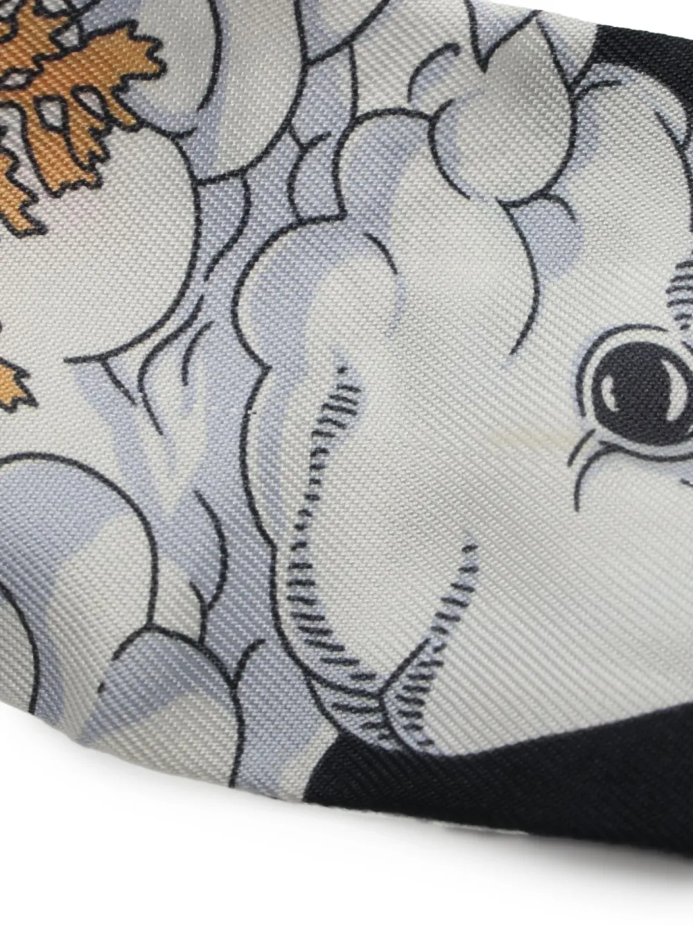 Pre-owned Hermes 2010s Sur Mon Nuage Scarf In Black