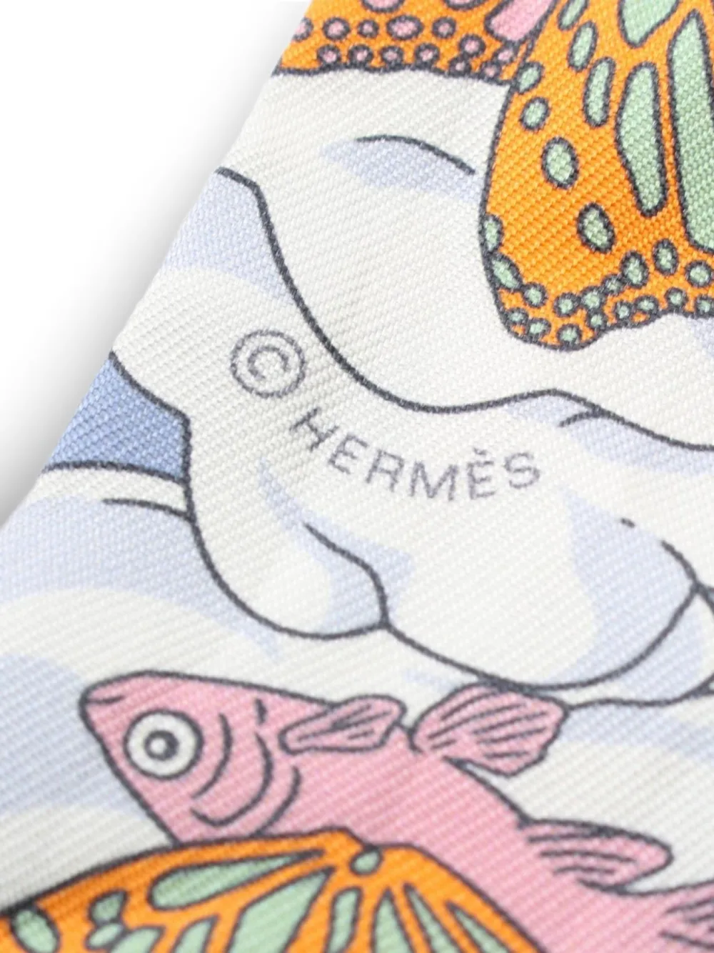 Hermès Pre-Owned mascada Twilly Sur Mon Nuage 2010 | Image 2