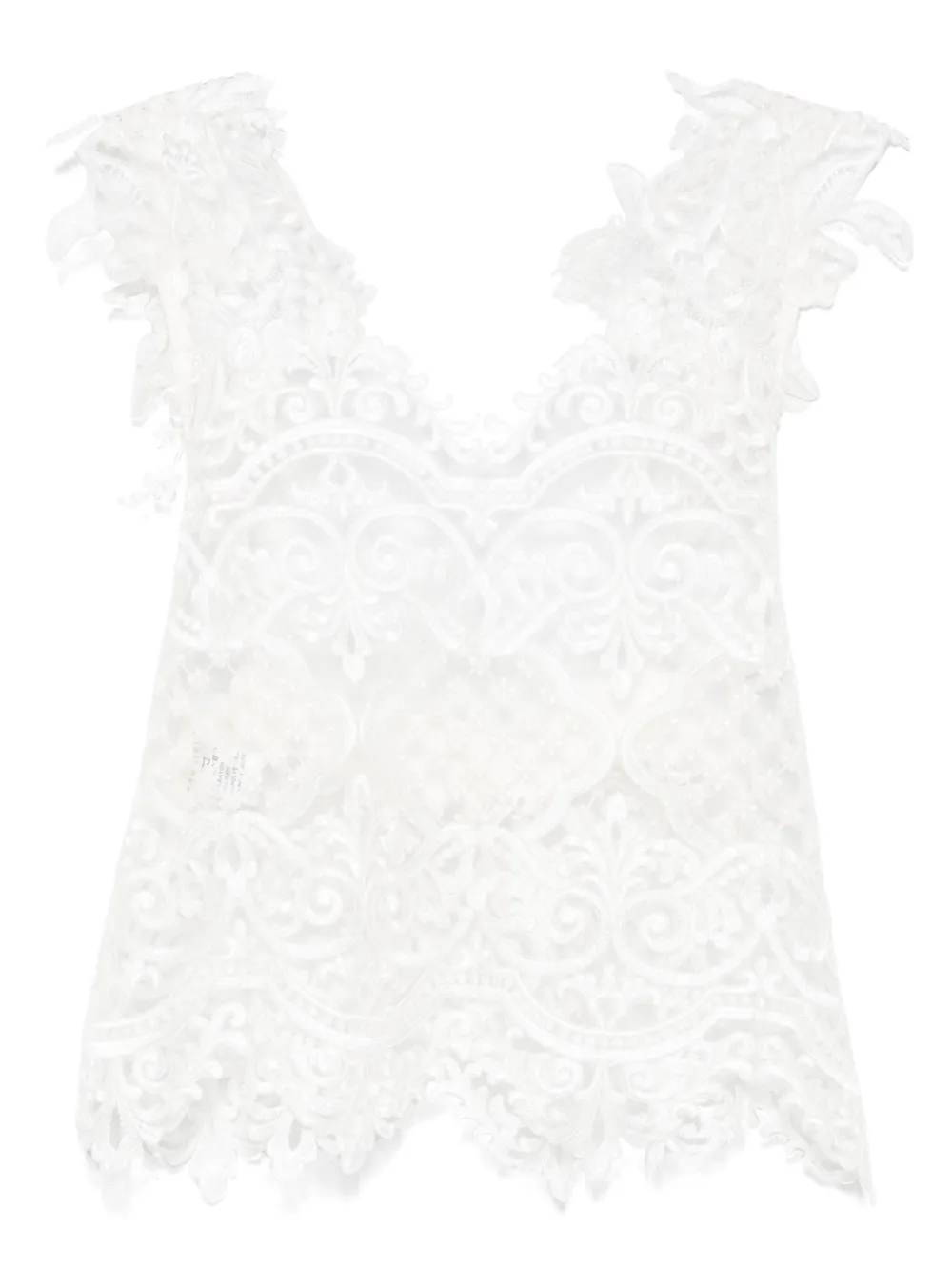 MAURIZIO MYKONOS top de encaje | blanco | Image 1