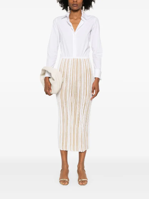 Mini-jupe Giamba Taille S En Viscose Blanche - Neuf Sans étiquette