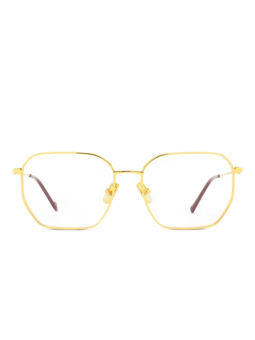 Eyepetizer geometric-frame frames | Gold | Image 1