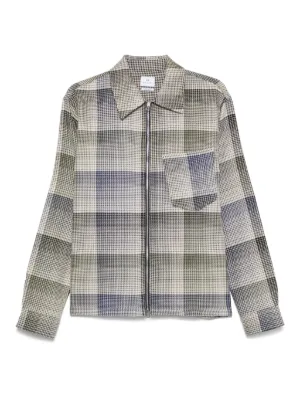 PS Paul Smith ブランケットチェックジップアップブルゾン