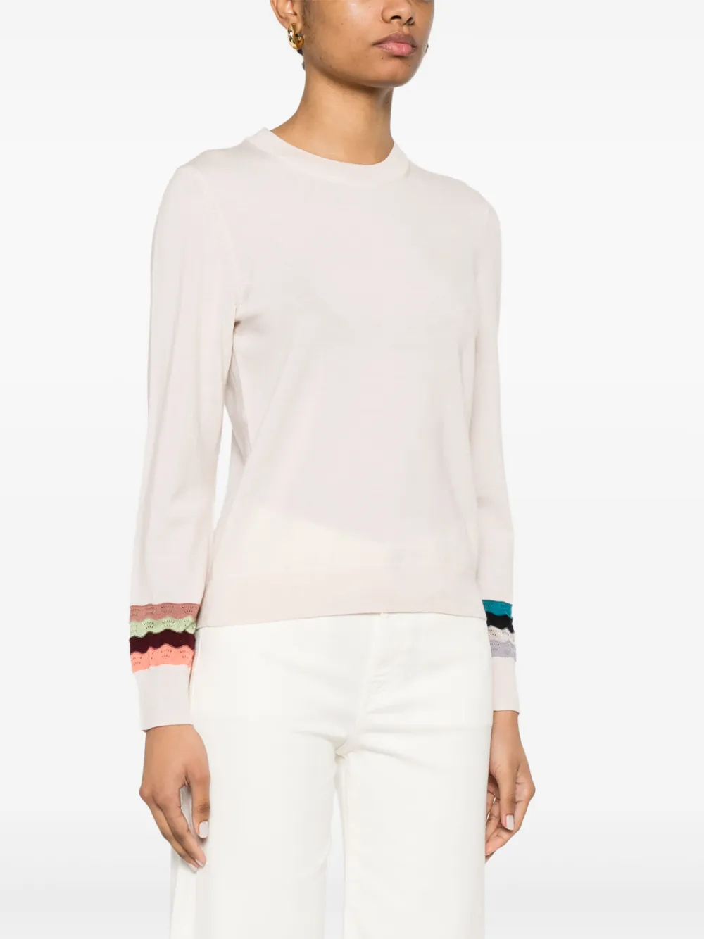 PS Paul Smith Trui met zigzag patroon Beige