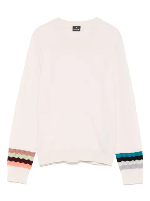 PS Paul Smith zig zag-sleeve sweater 