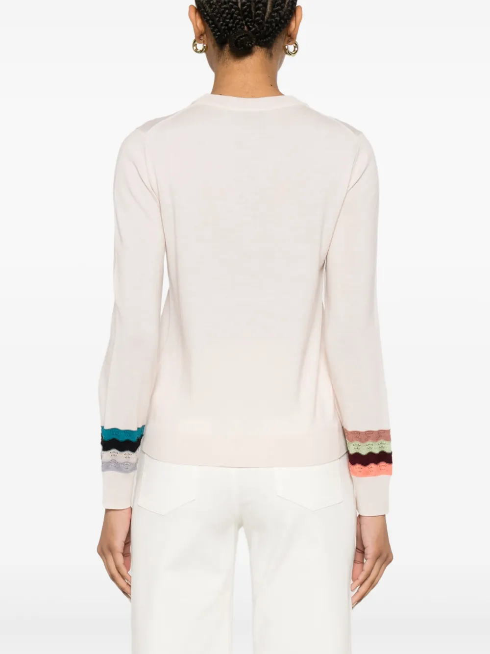 PS Paul Smith Trui met zigzag patroon Beige