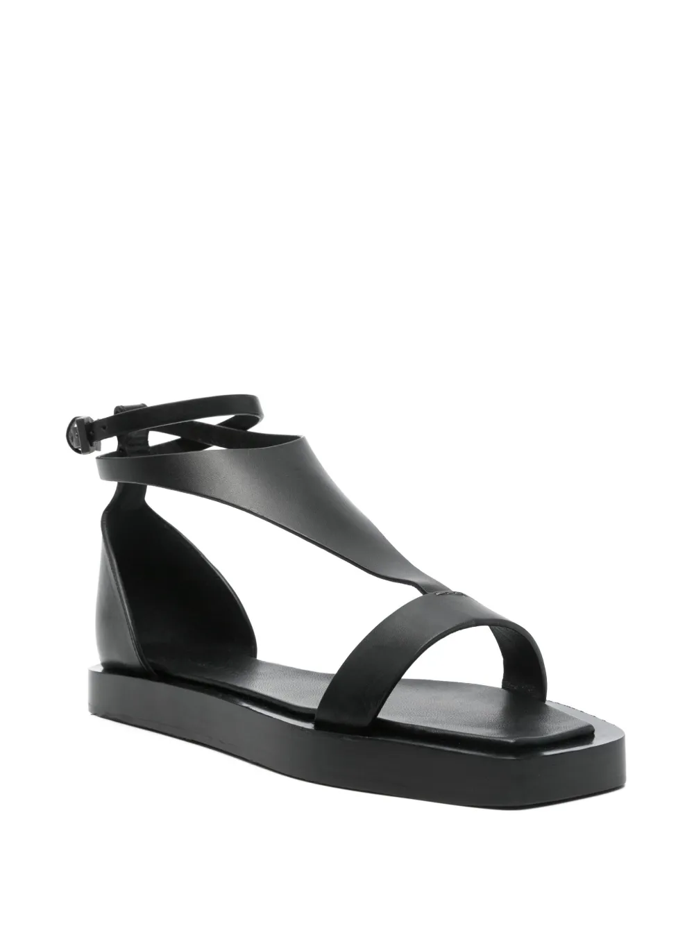 Max Mara Velaflat sandalen Zwart
