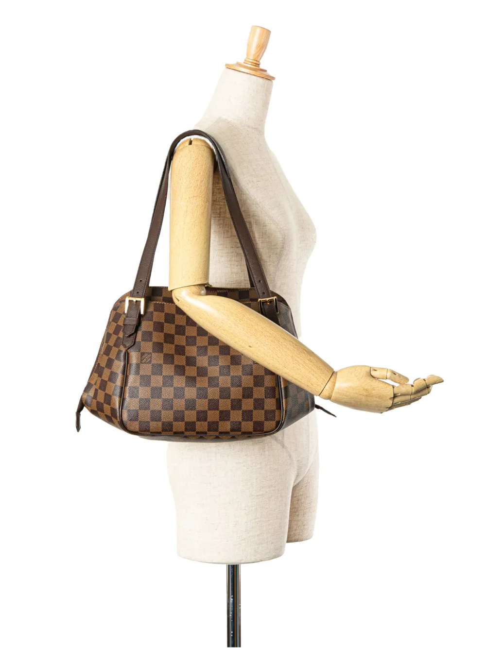 Louis Vuitton Pre-Owned 2004 Damier Ebene Belem MM shoulder bag | Pre-Owned | Image 2