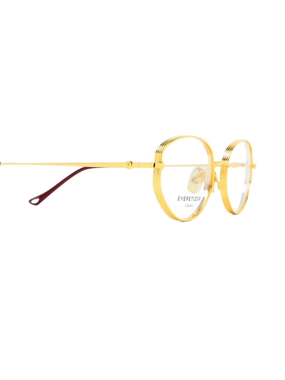 Eyepetizer Oval-frame Glasses - Gold 