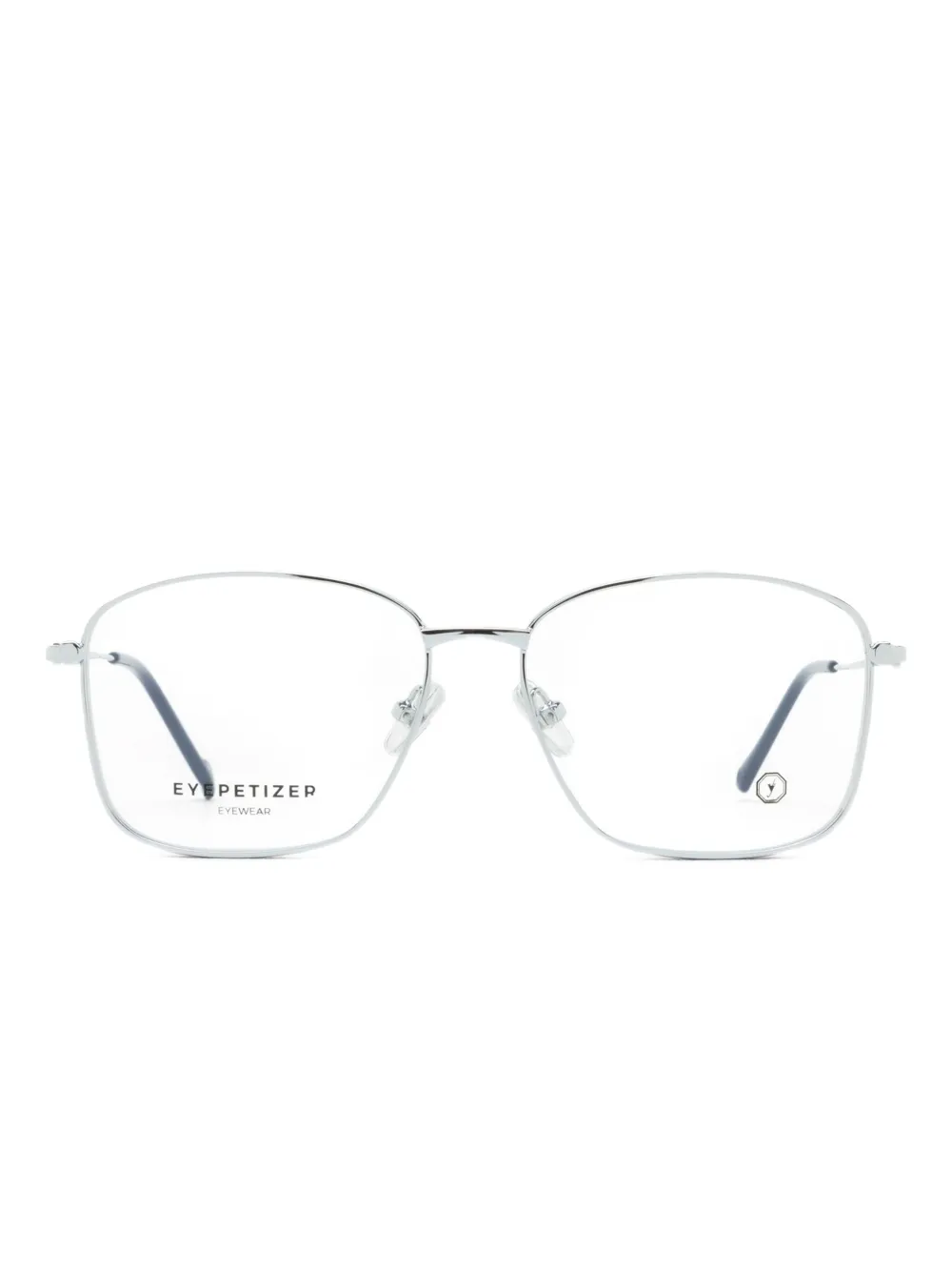 Eyepetizer Brille mit eckigem Gestell | Silber | Image 1