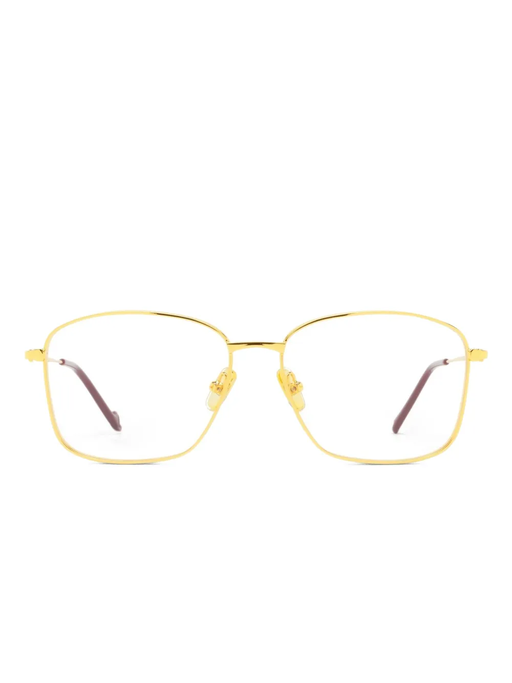 Eyepetizer square-frame glasses | Gold | Image 1