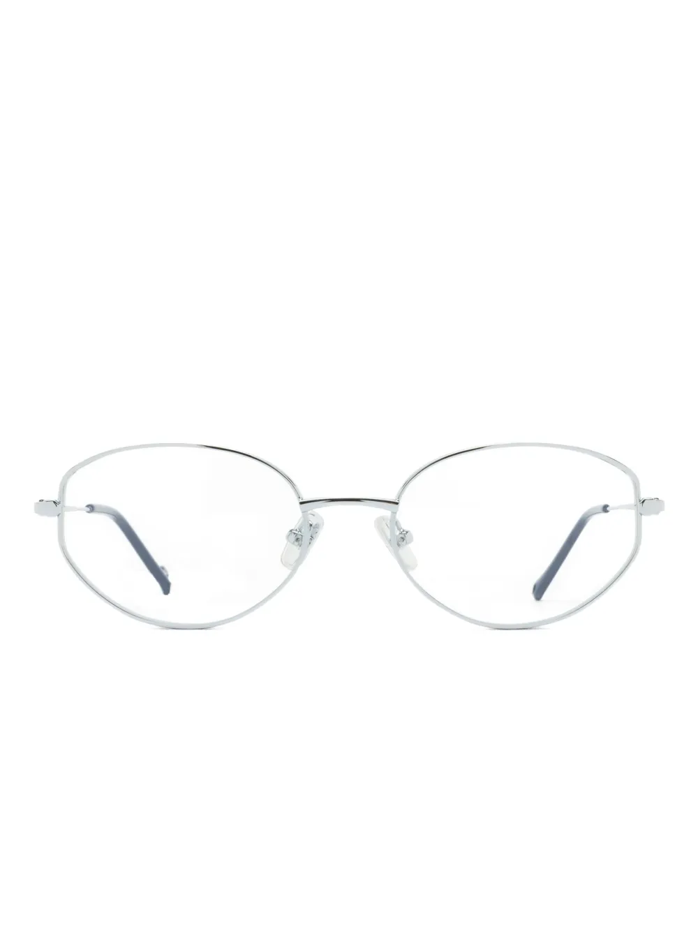 Eyepetizer oval-frame glasses | Silver | Image 1