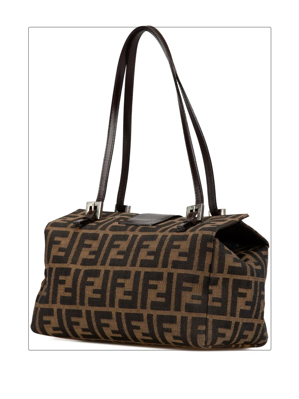 Fendi Pre-Owned 2000-2010 Zucca Canvas Bento Box shoulder bag | Pre-Owned | Image 2