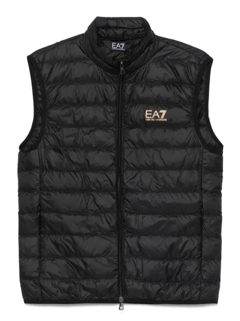 Ea7 Emporio Armani logo-print padded gilet