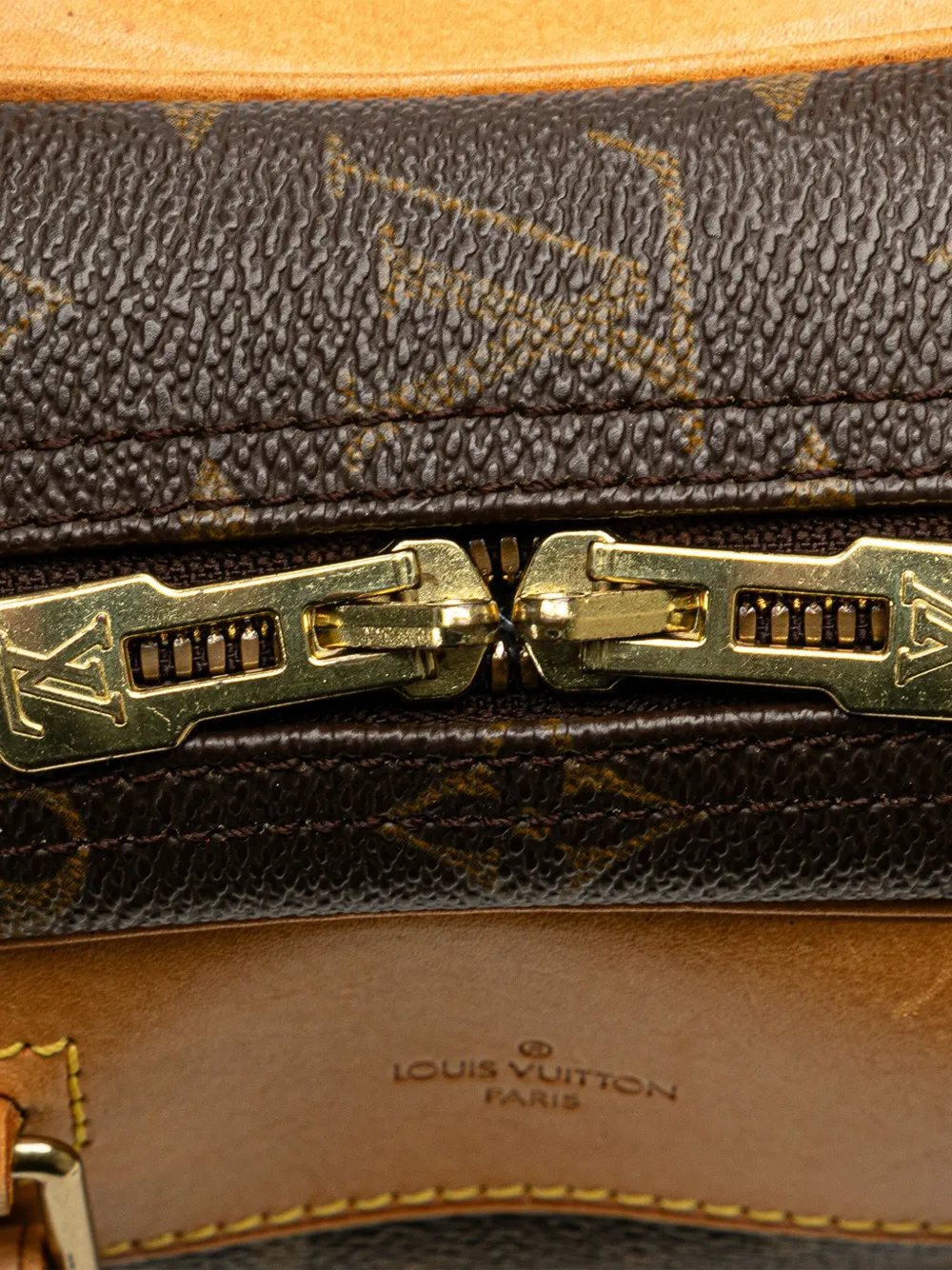 Pre-owned Louis Vuitton 1998 Monogram Excursion Handbag In Brown