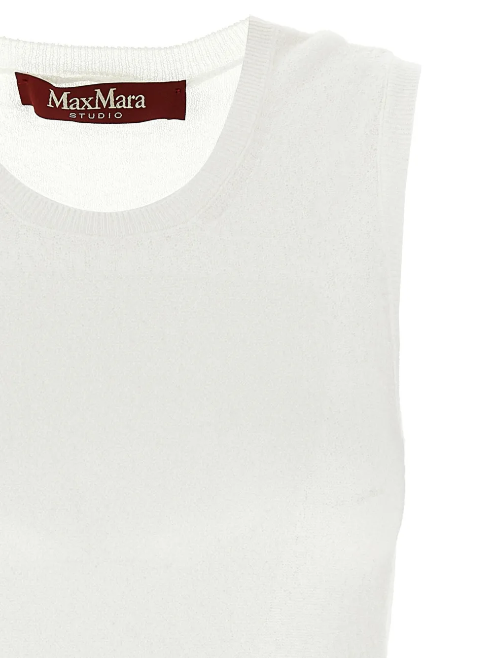 Max Mara Pedone Top In 白色