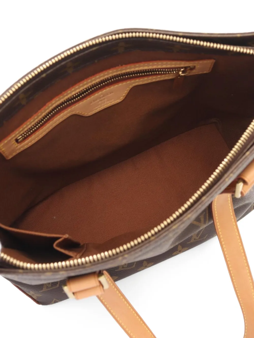 Pre-owned Louis Vuitton 2002 Cabas Piano Tote Bag In 褐色