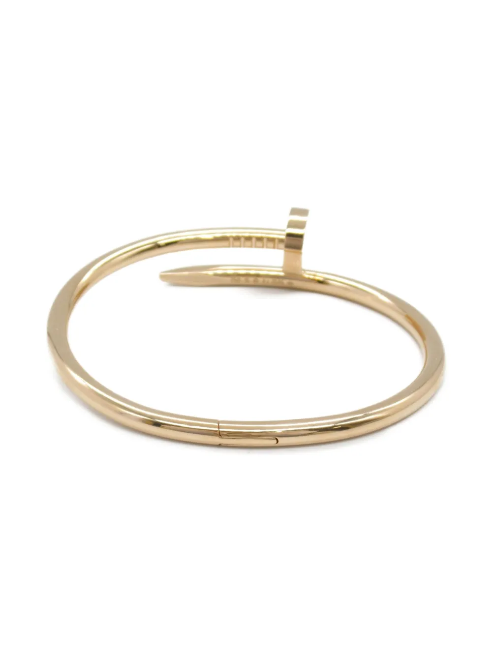 Pre-owned Cartier 2010s 18k Rose Gold Juste Un Clou Bracelet